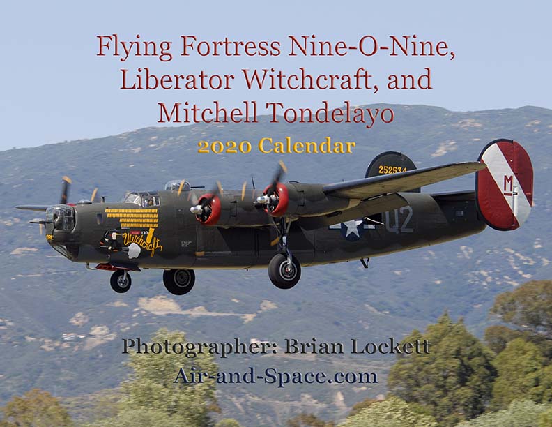 Lockett Books Calendar Catalog: Flying Fortress Nine-O-Nine. Liberator Witchcraft, and Mitchell Tondelayo